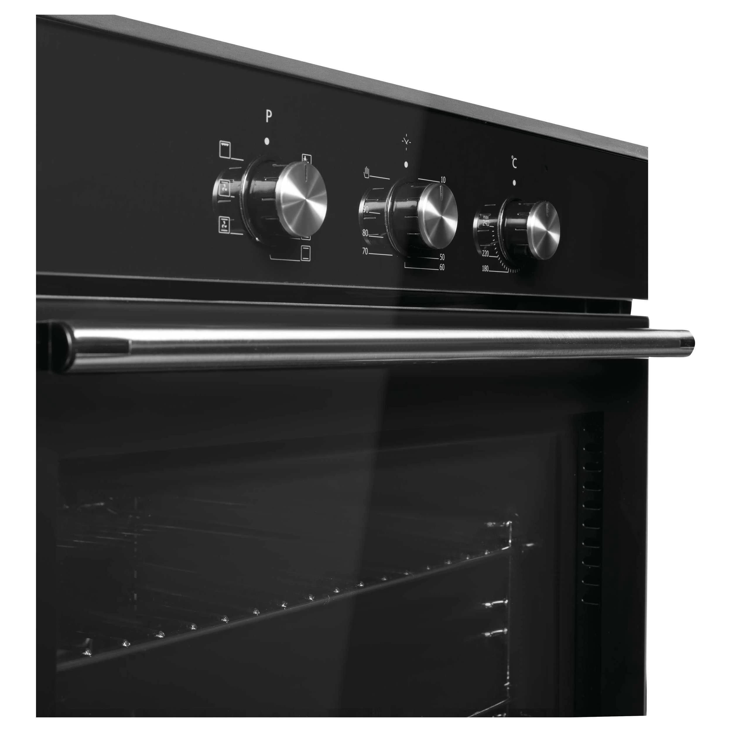Духовой шкаф KORTING Черное стекло OKB 370 CMX
