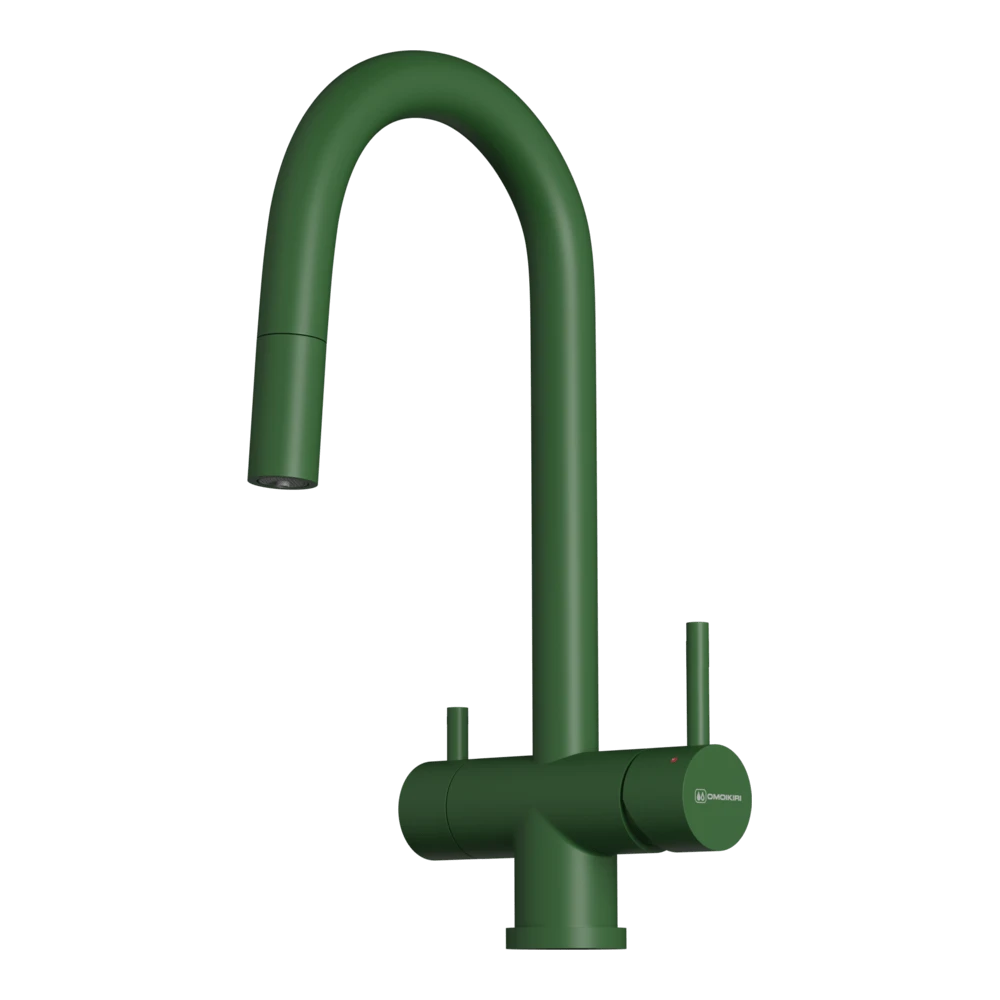 Смеситель OMOIKIRI Royal green Akita-S-RG