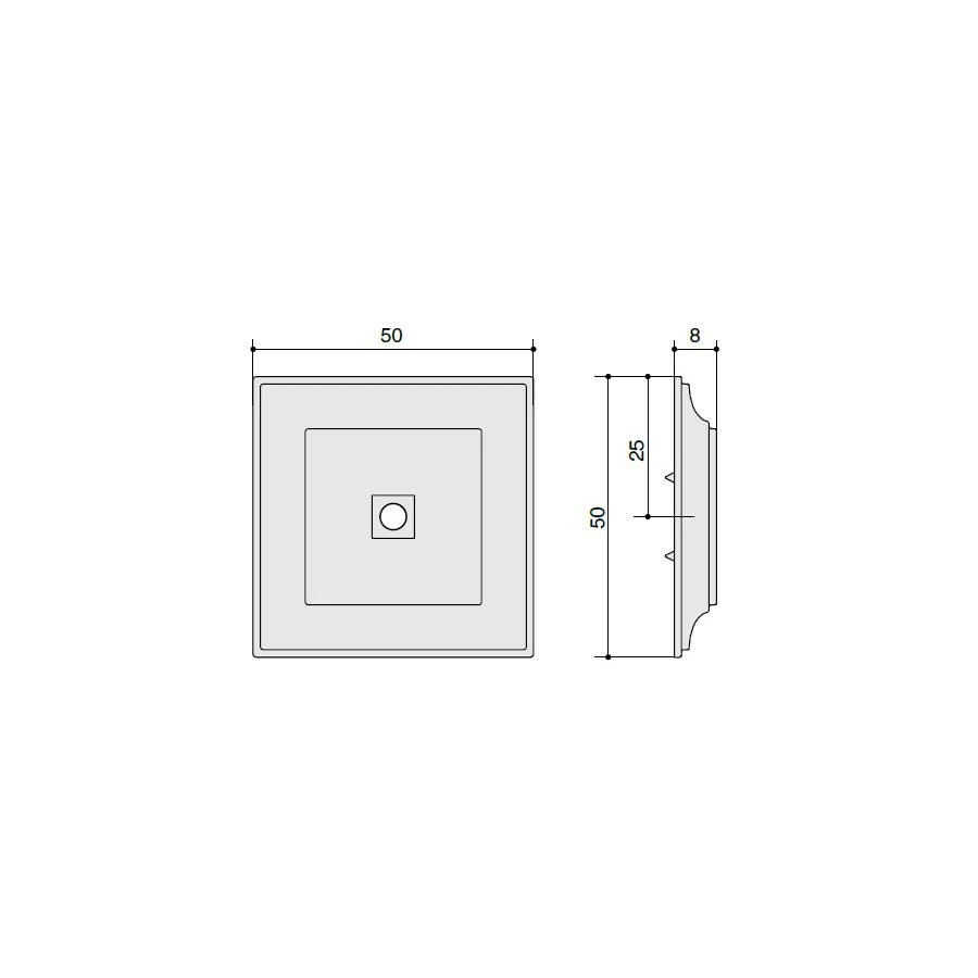Ручка мебельная MAKMART Никель глянец SY3040 0050 PN