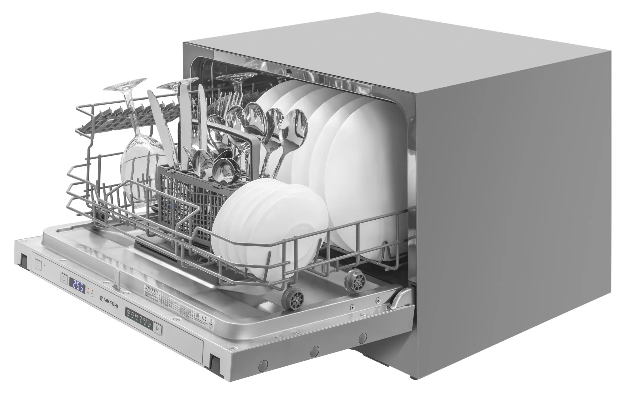 Посудомоечная машина MEFERI Серебристый MDW4563 COMPACT POWER