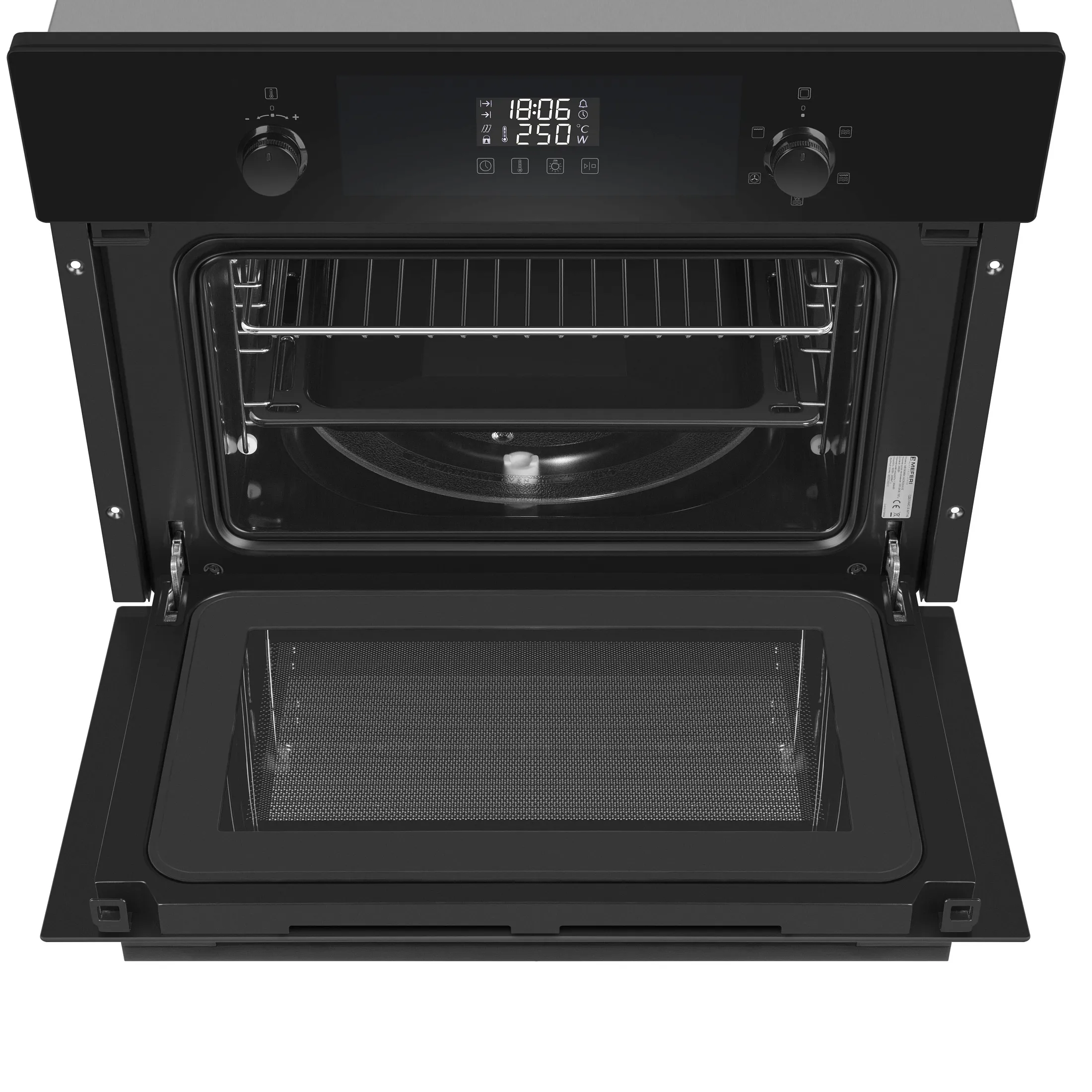 Духовой шкаф MEFERI Черный MEO607BK MICROWAVE