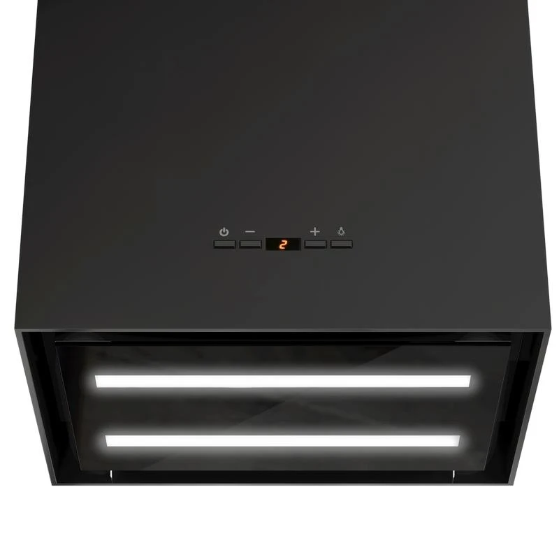 Вытяжка кухонная KONIGIN Черный Geometry Black Glass