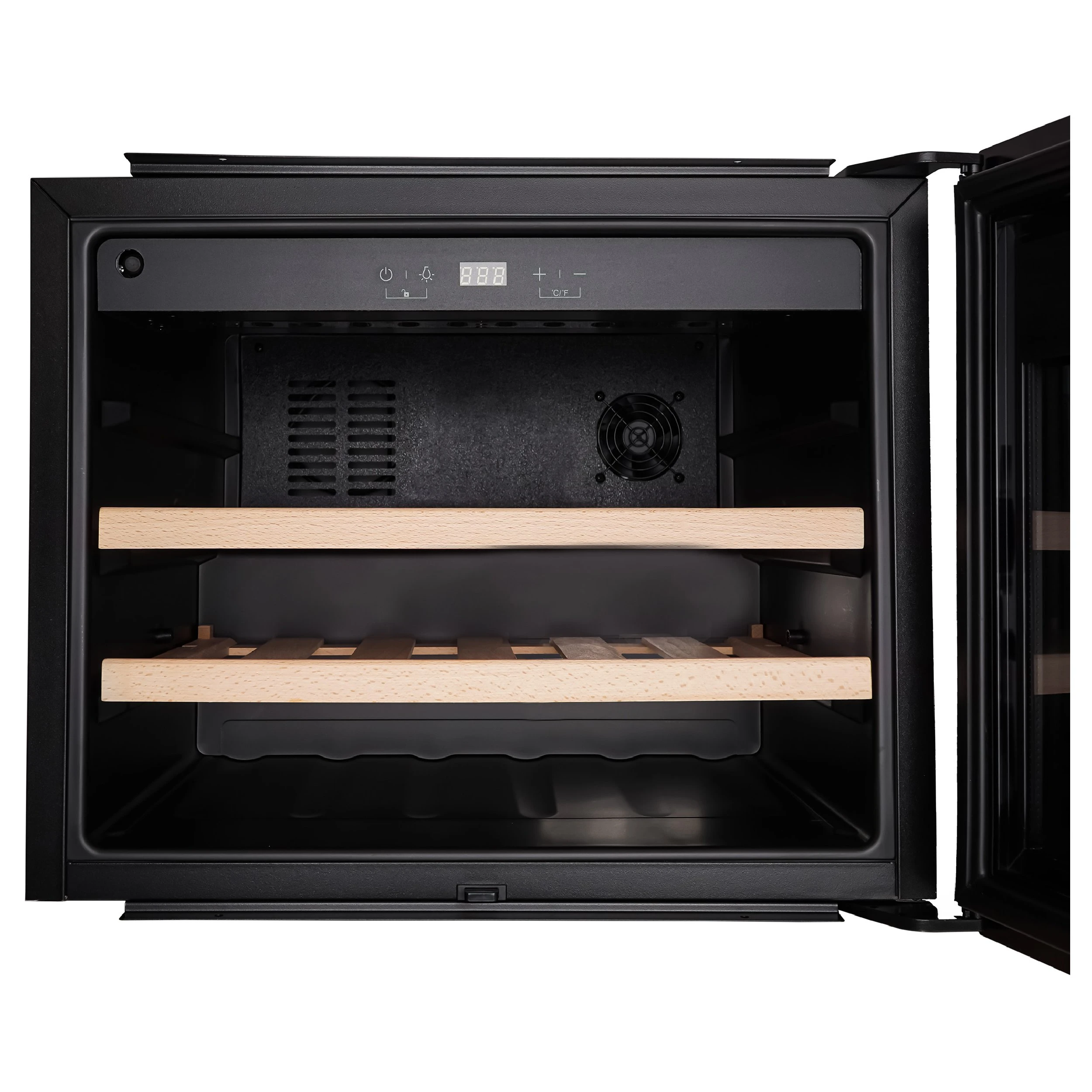 Винный шкаф KORTING Черное стекло KFW 501 SL GN