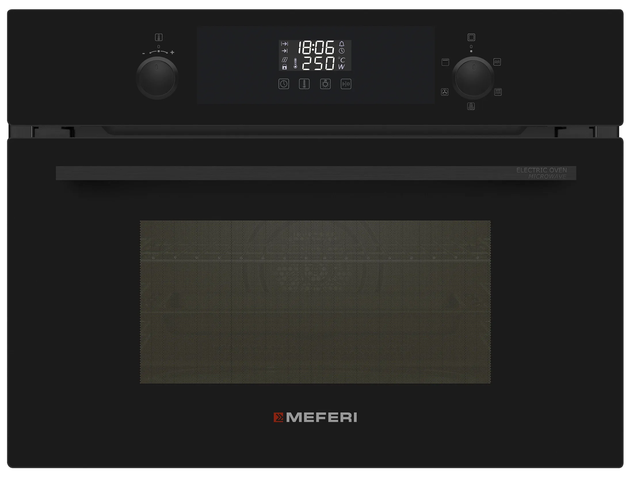 Духовой шкаф MEFERI Черный MEO607BK MICROWAVE