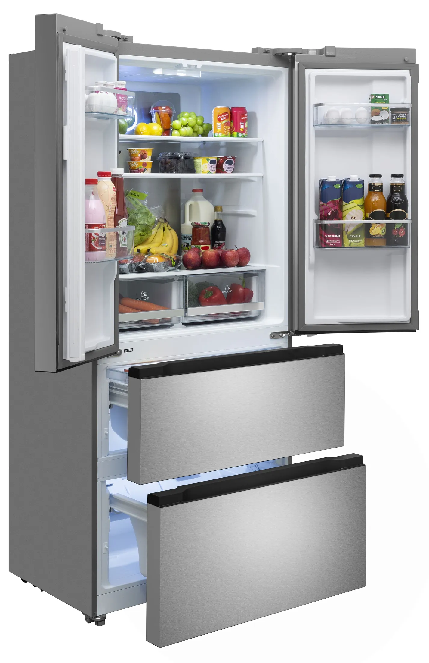 Холодильник отдельностоящий MEFERI Серебристый MFR83IX TOTAL NO FROST FRENCH DOOR COMFORT