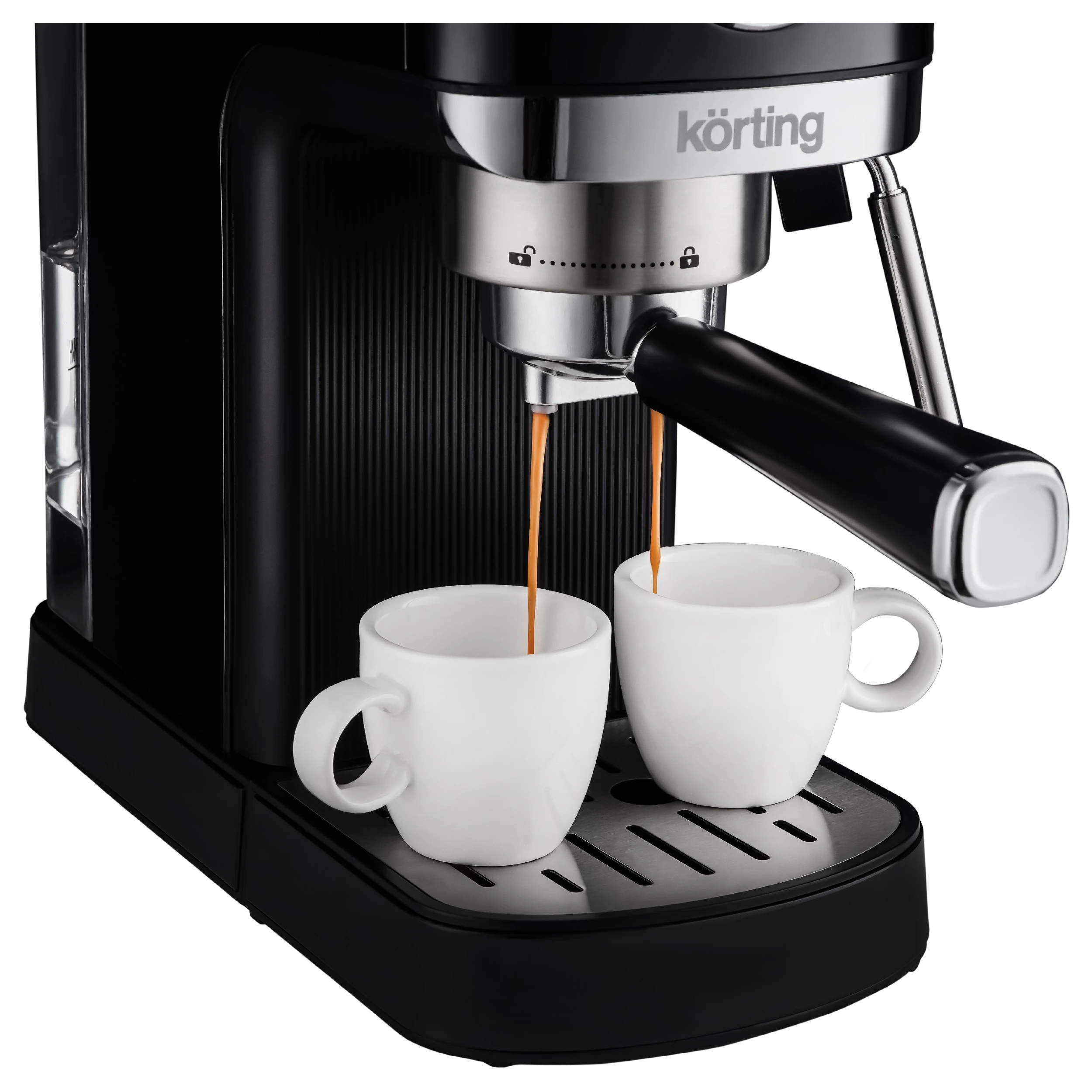 Кофеварка эспрессо KORTING Черный KCM 1002 EN