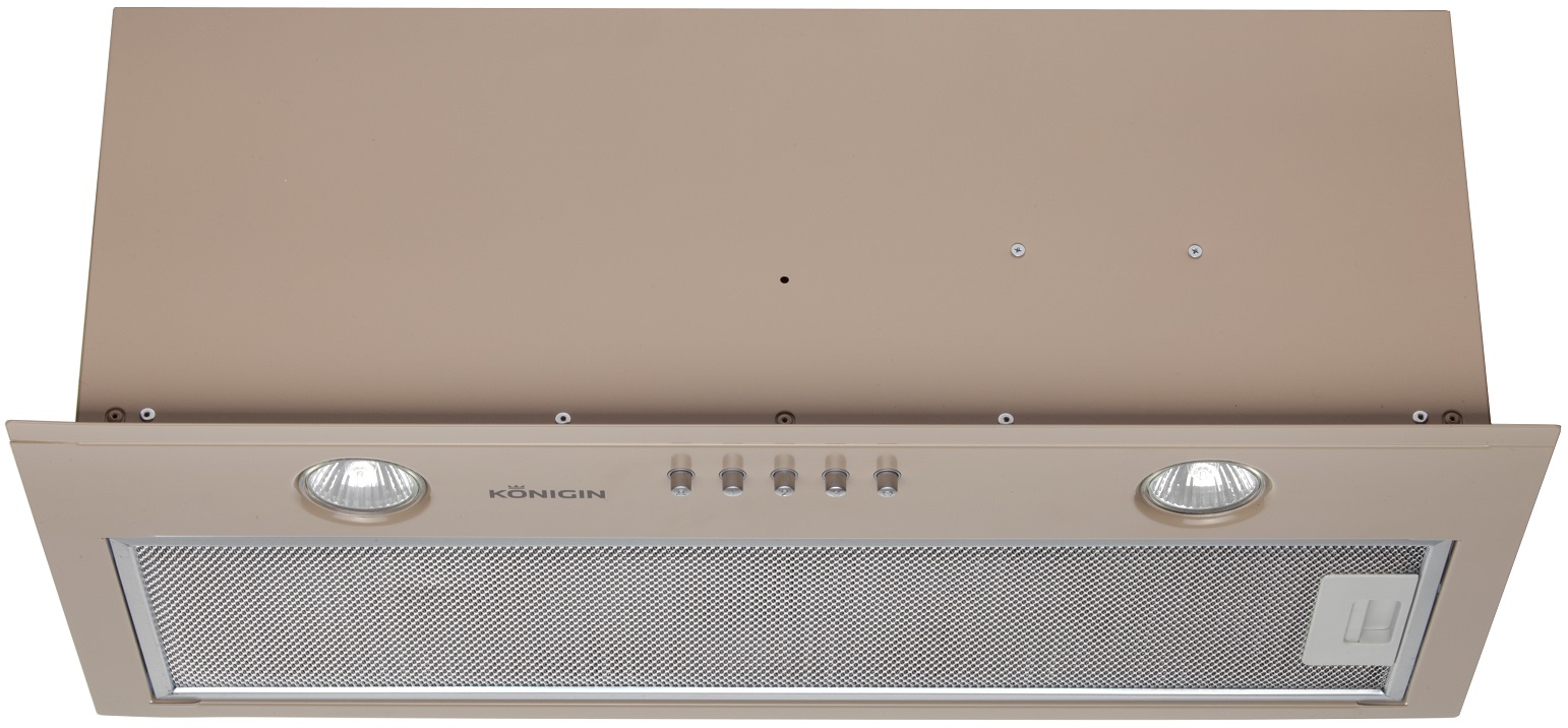 Вытяжка кухонная KONIGIN Слоновая кость Flatbox Ivory 50