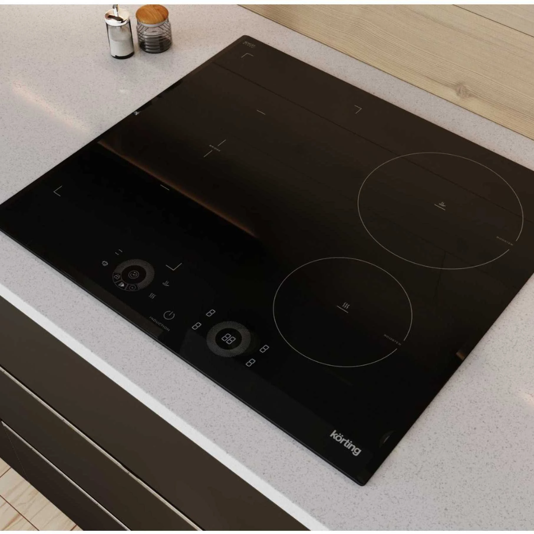 Варочная панель KORTING Черный HIB 64750 B Smart