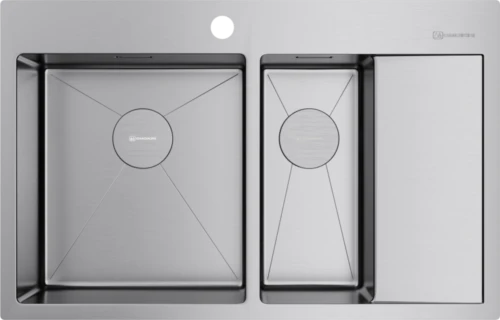 Мойка OMOIKIRI Нержавеющая сталь Akisame 78-2-IN-L