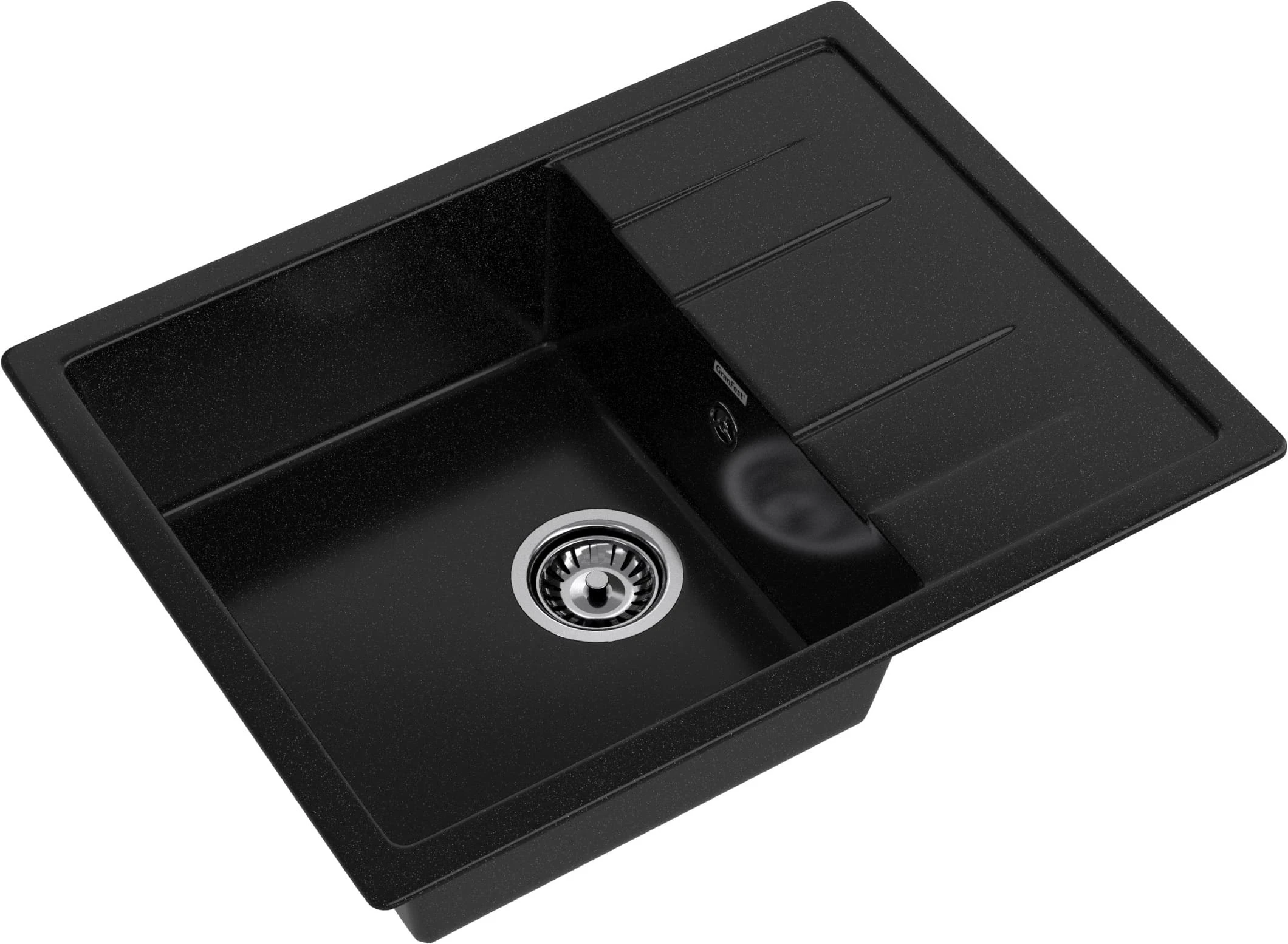 Мойка GRANFEST Черный Quadro Q-650 L
