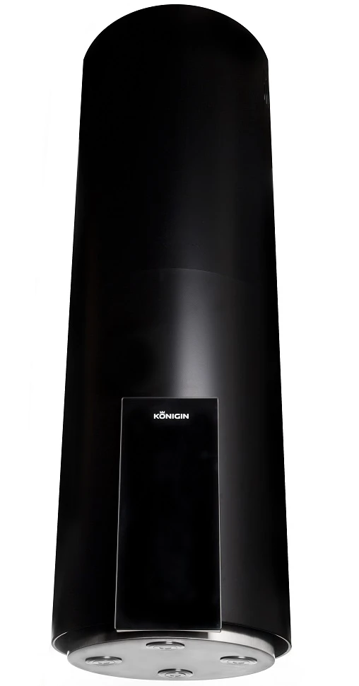 Вытяжка островная KONIGIN Черный Equilibrium Black Glass