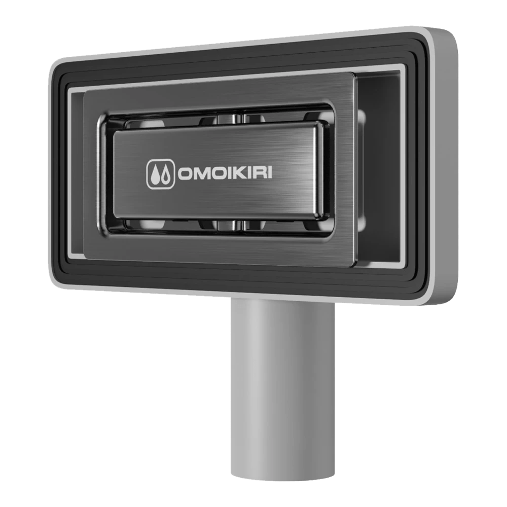 Перелив для моек OMOIKIRI Вороненая сталь OV-02 GM