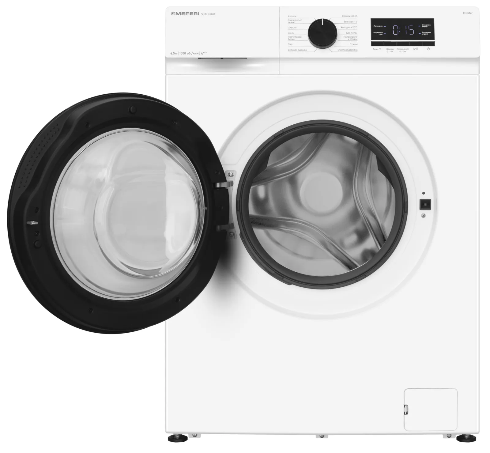 Стиральная машина MEFERI Белый MFW061014WH SLIM LIGHT