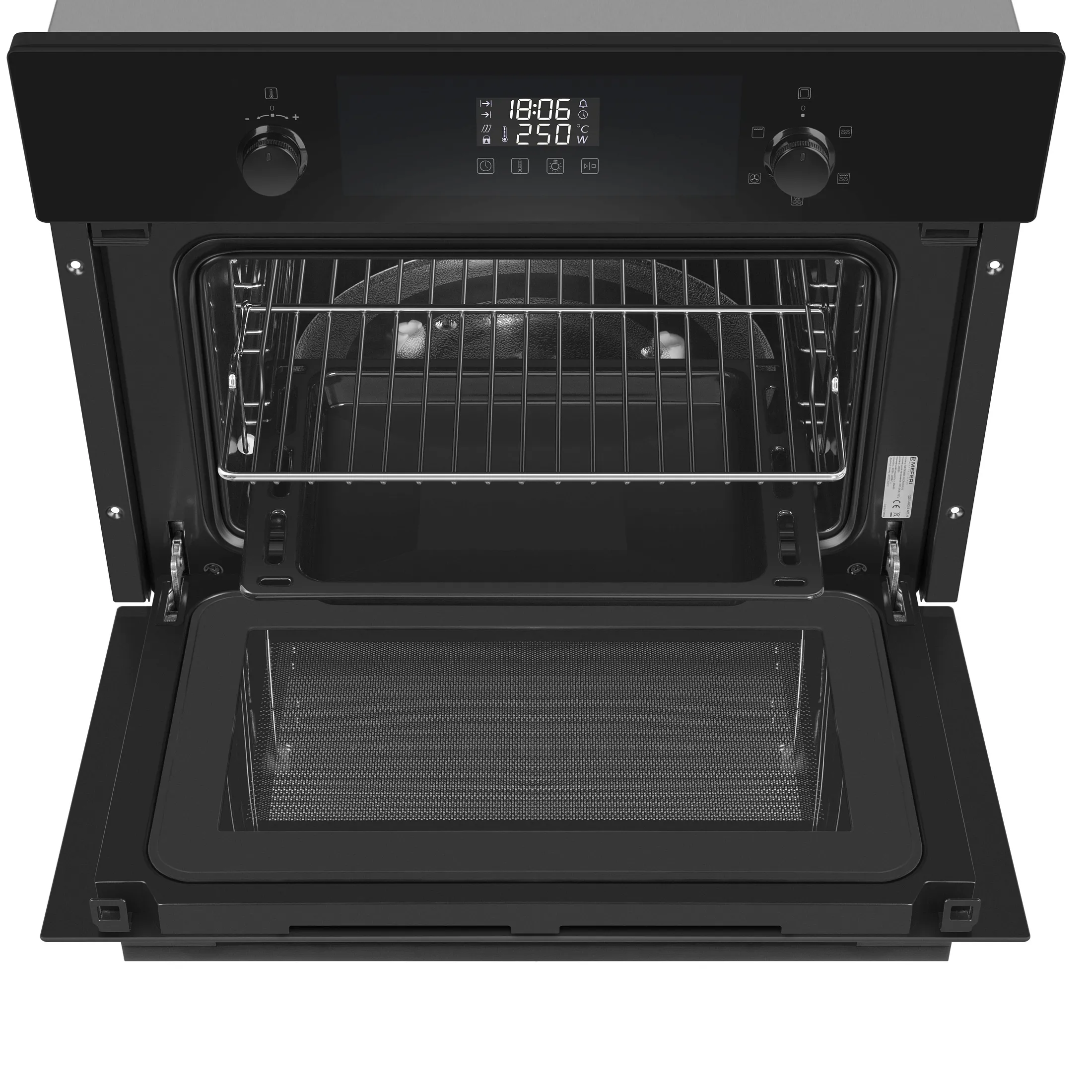 Духовой шкаф MEFERI Черный MEO607BK MICROWAVE