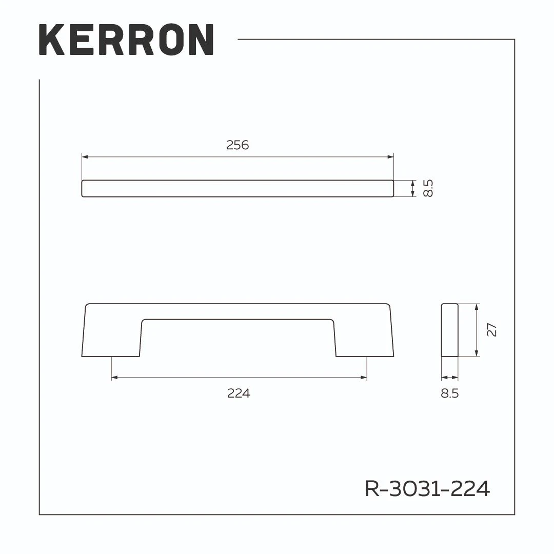 Ручка скоба KERRON Белый матовый R-3031-224 WT