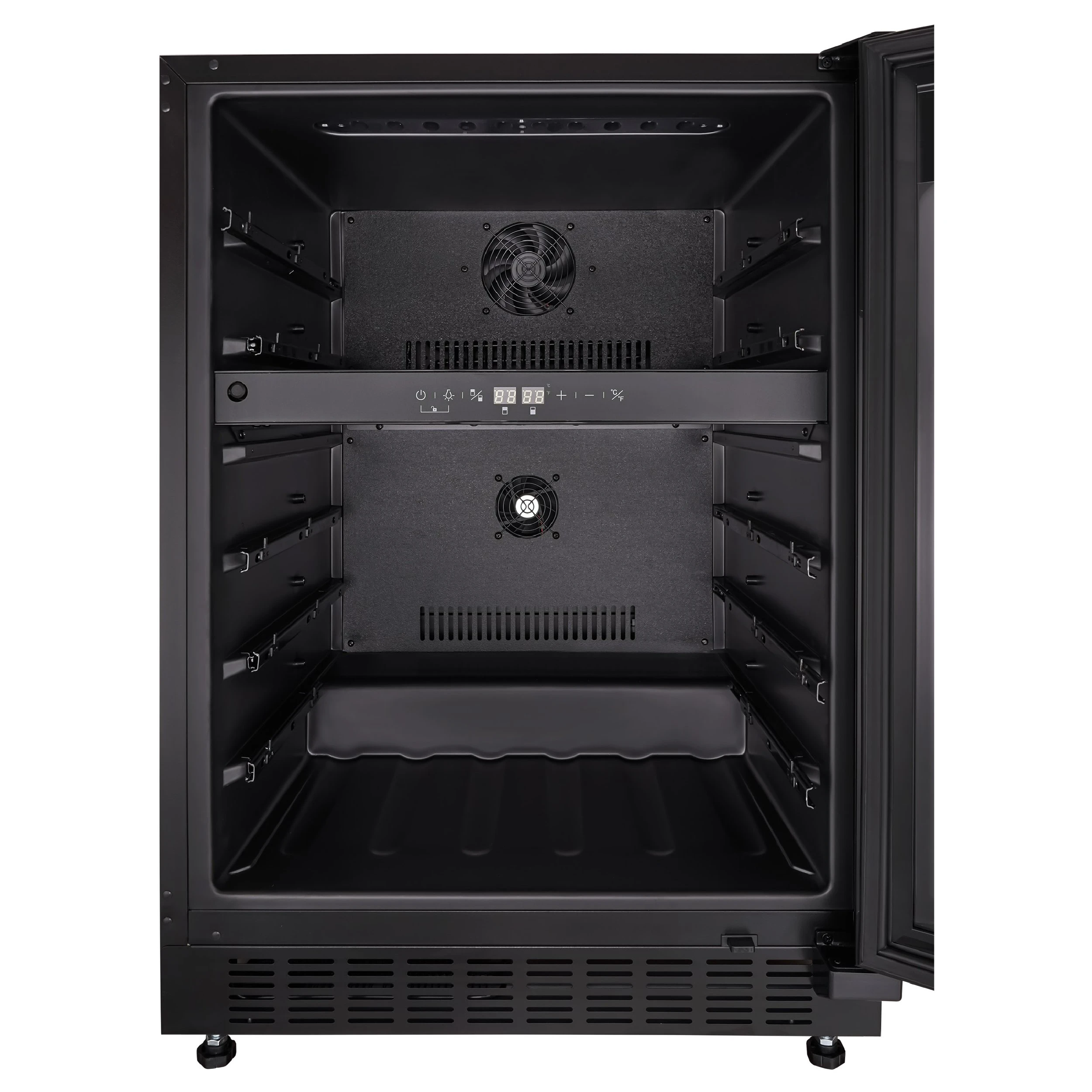 Винный шкаф KORTING Черный KFW 803 DB GN