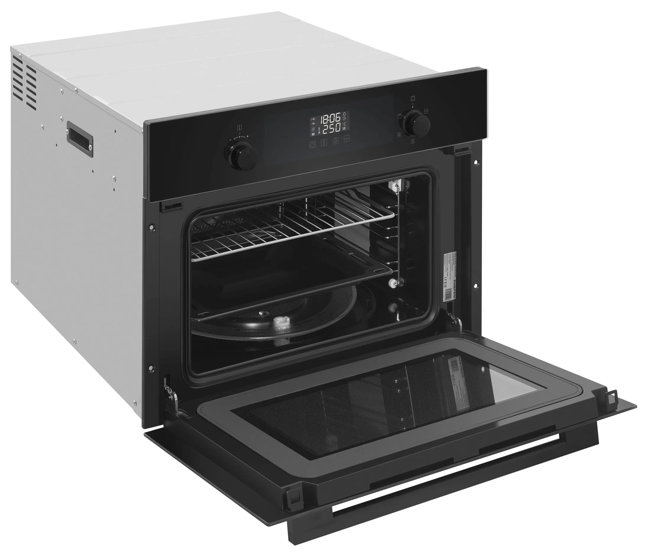 Духовой шкаф MEFERI Черный MEO607BK MICROWAVE
