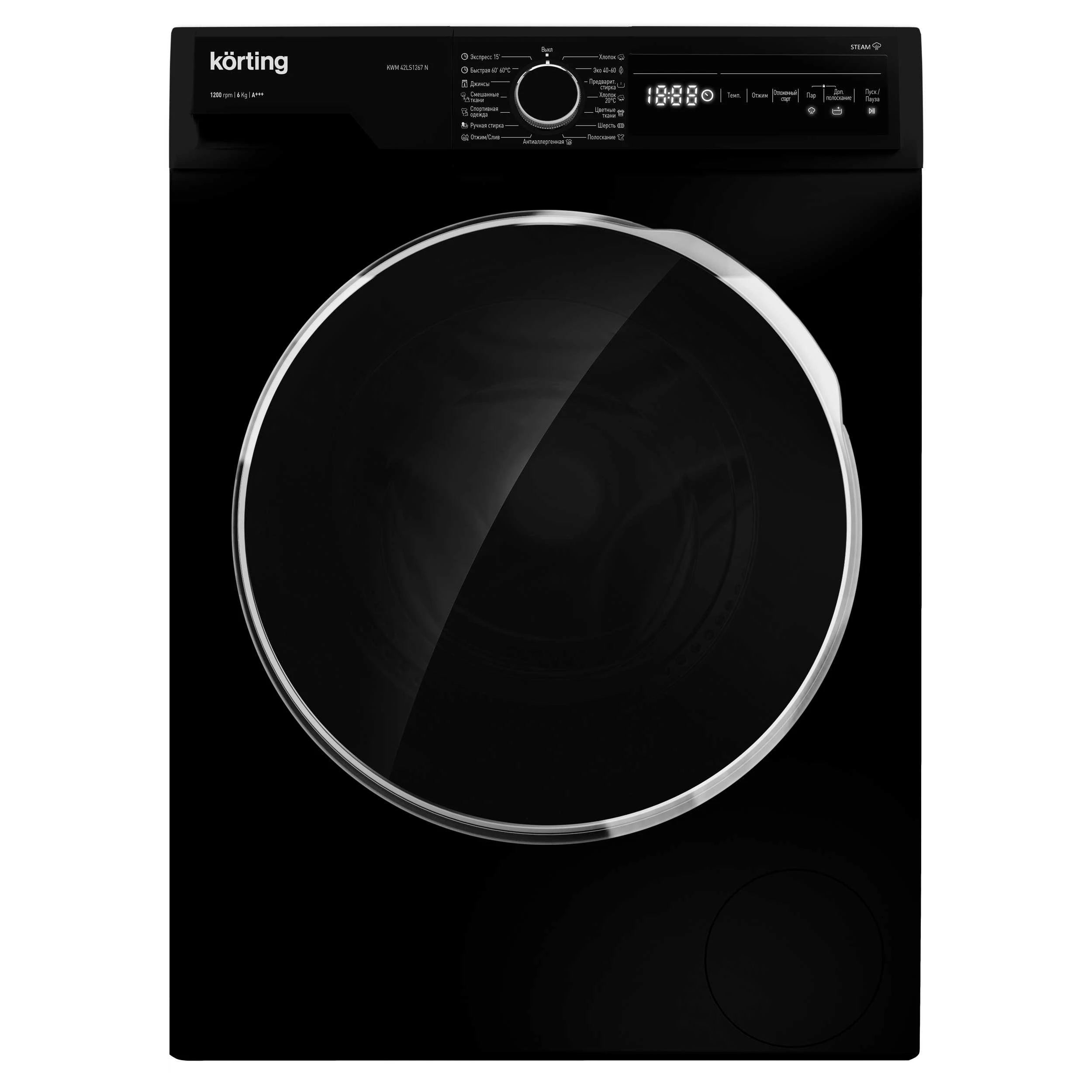 Стиральная машина KORTING Черный KWM 42LS1267 N