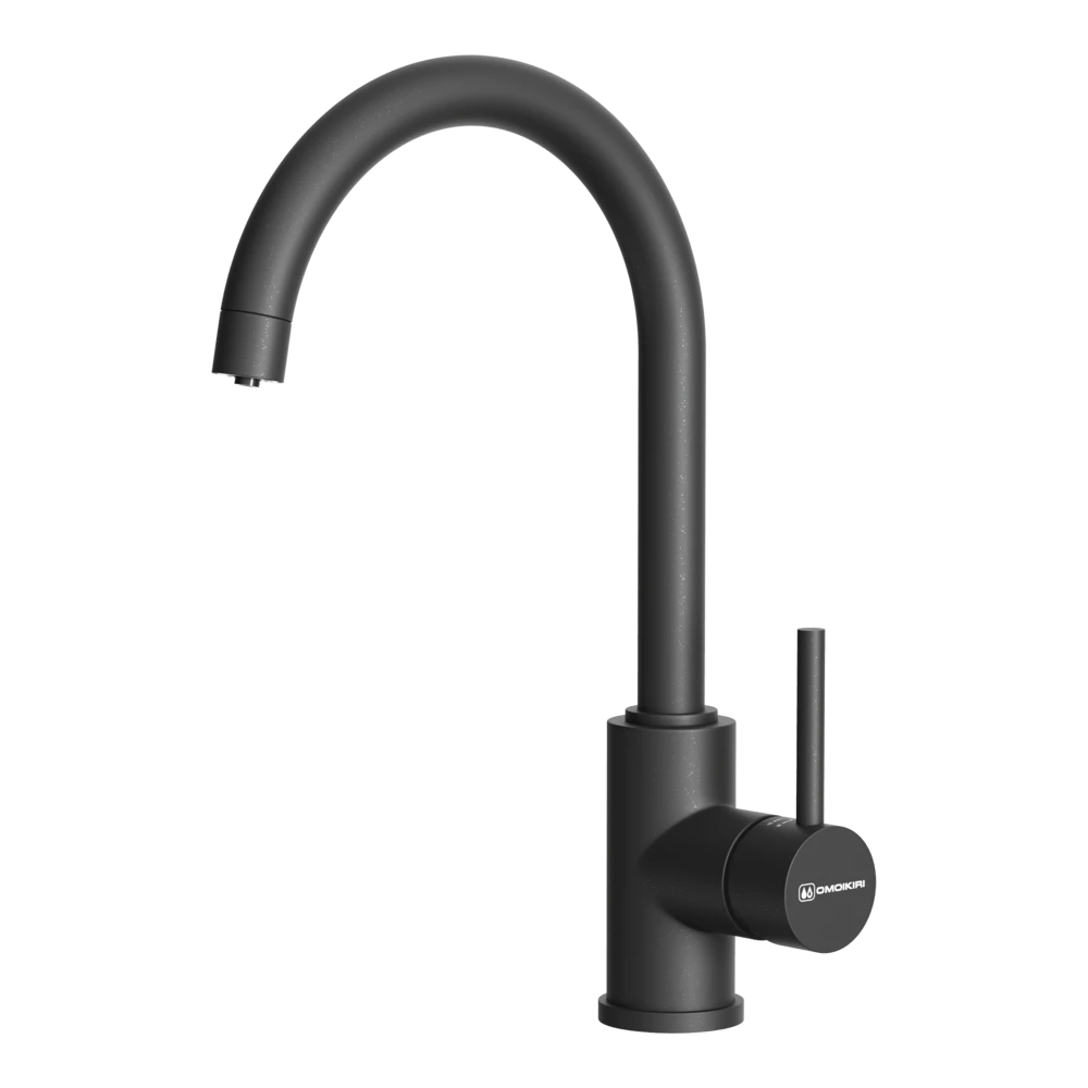 Смеситель OMOIKIRI Черный Shinagawa 2 Plus-BL