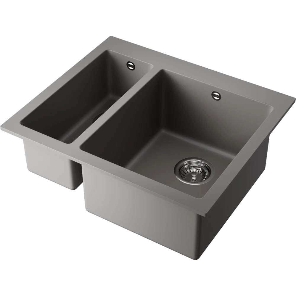 Мойка OMOIKIRI Leningrad grey Bosen 59-2A-GR