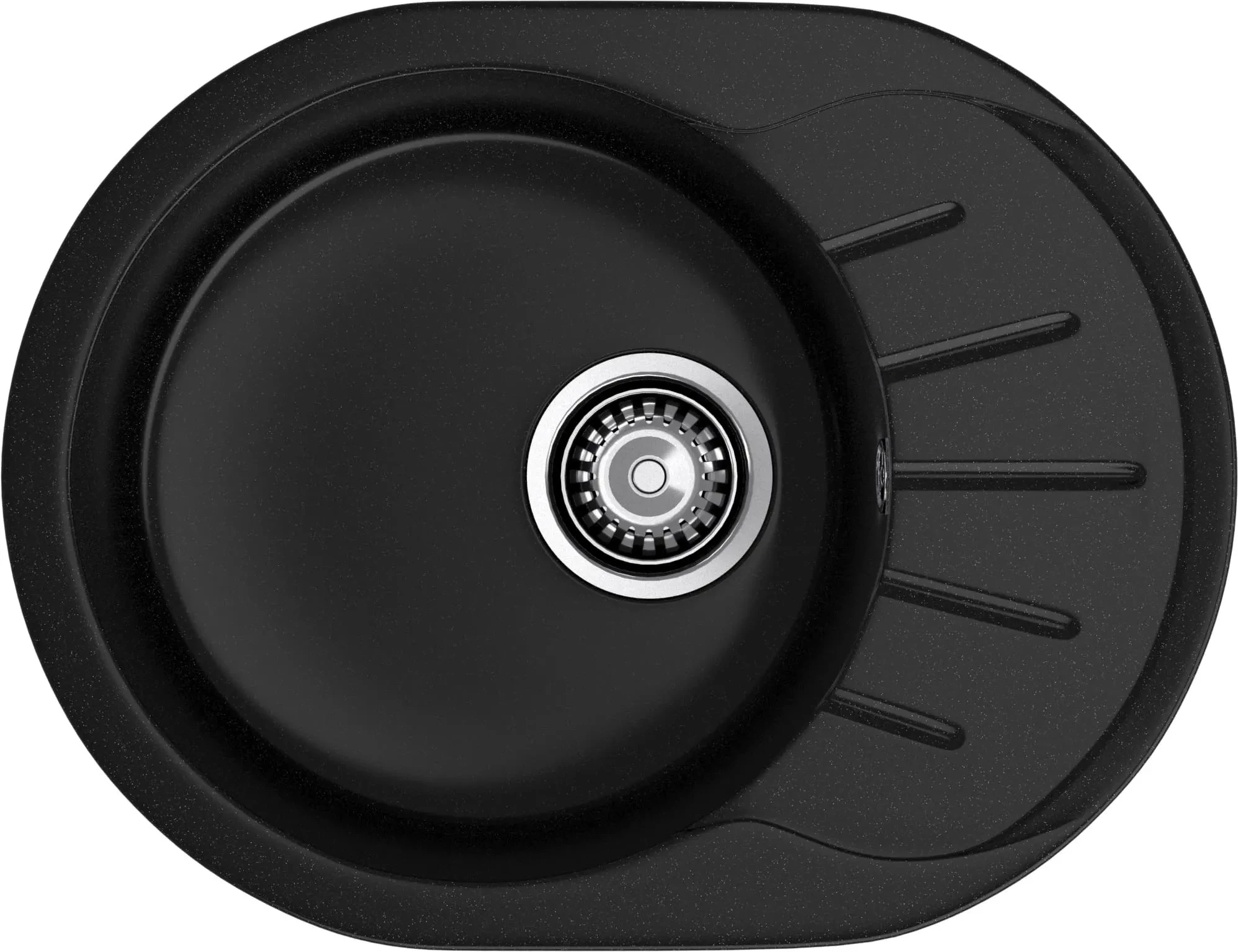 Мойка GRANFEST Черный Rondo R-580 L