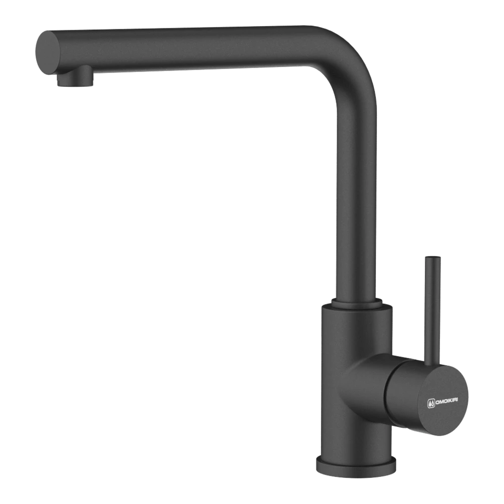 Смеситель OMOIKIRI Черный Nakagawa-P-BL