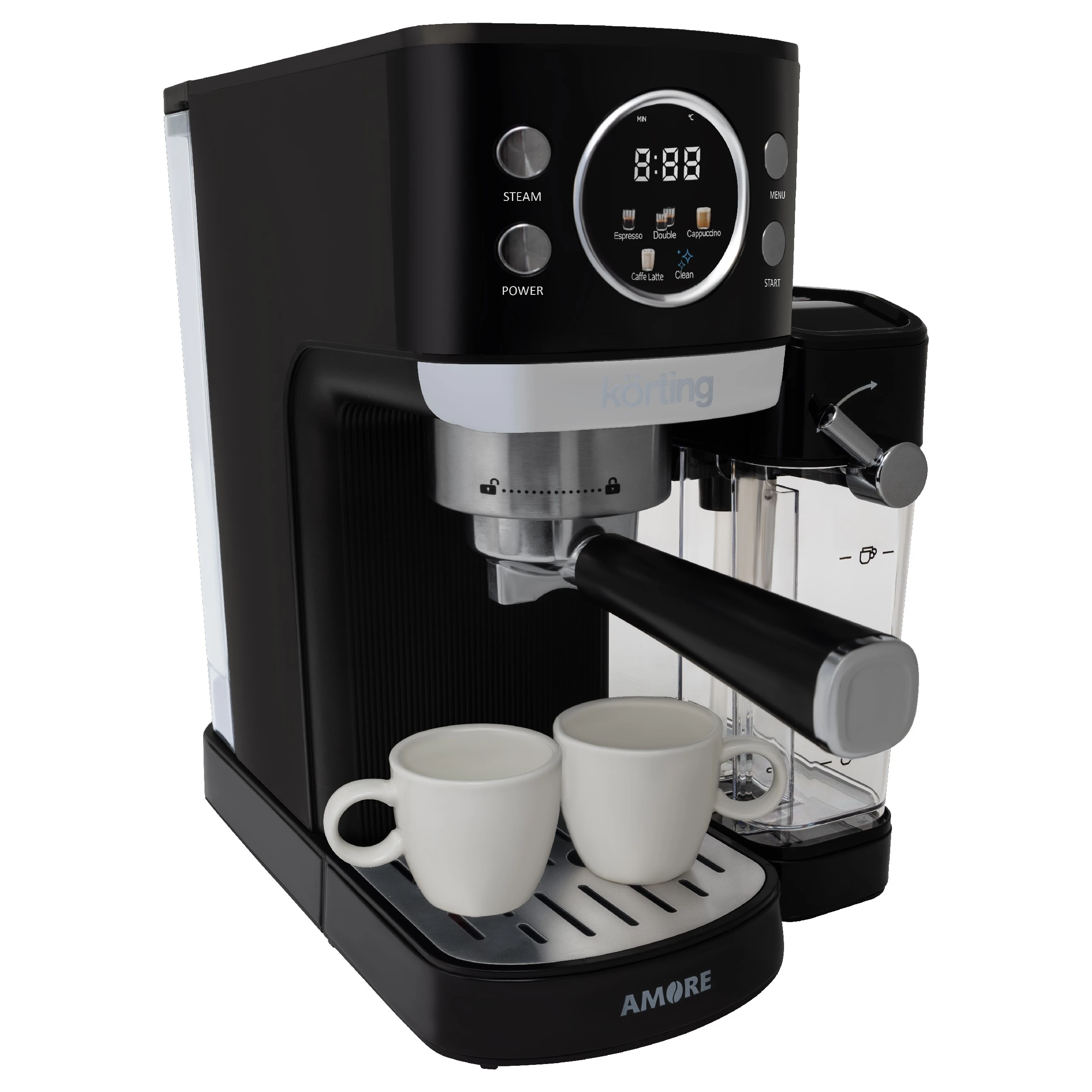 Кофеварка эспрессо KORTING Черный KCM 1007 T Amore