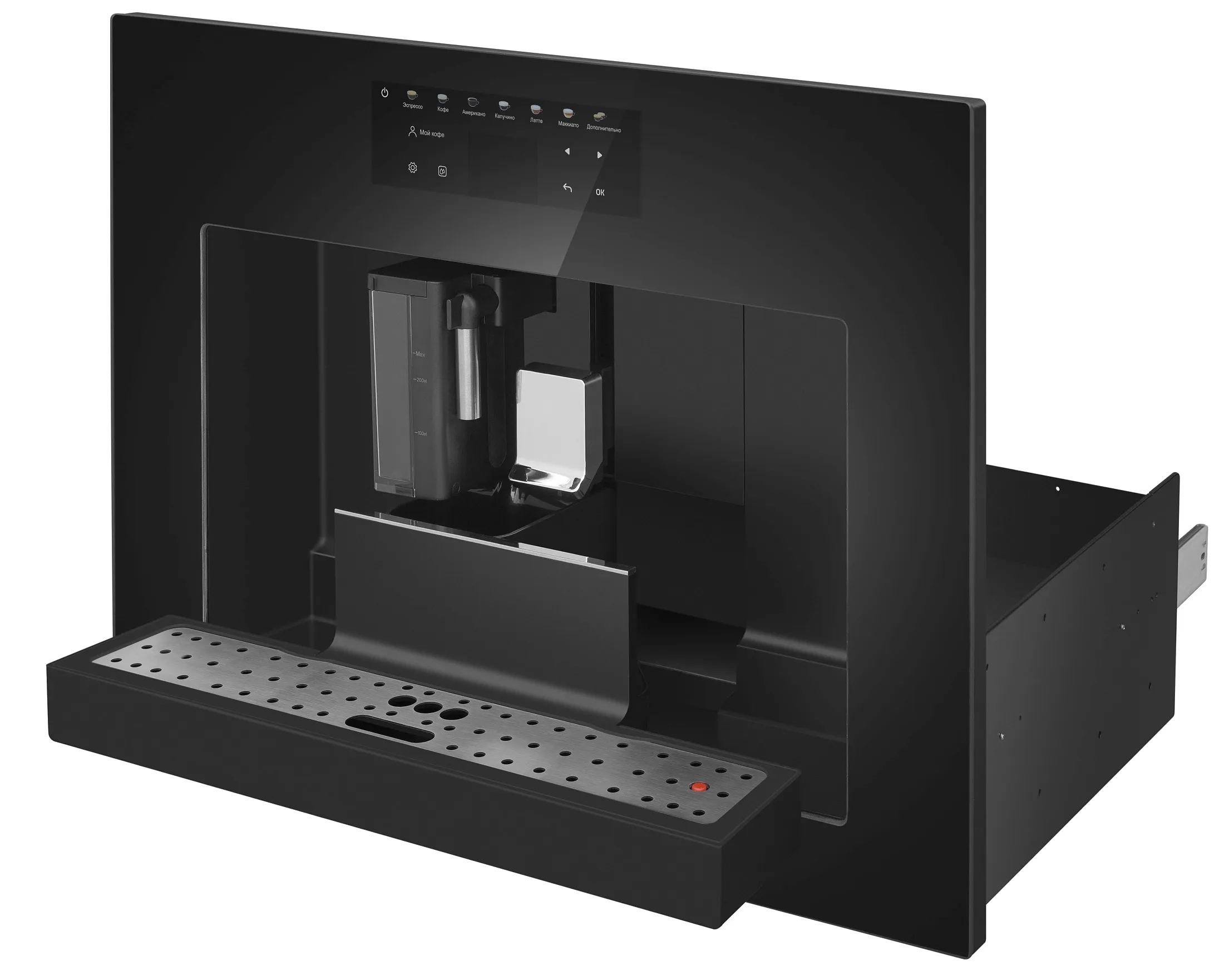Кофемашина встраиваемая MEFERI Черный MCM6010BK COMFORT PLUS